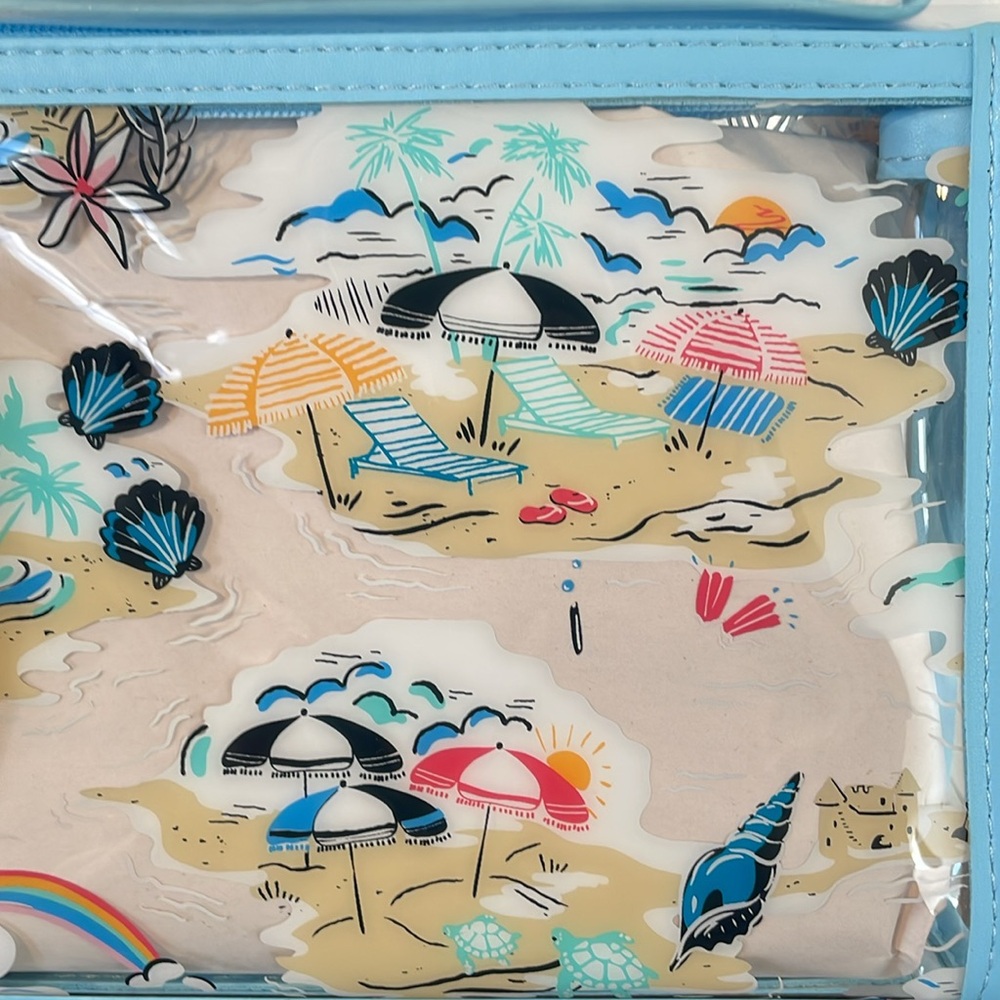 Vera Bradley Clear Beach Wristlet - Picture 2 of 8